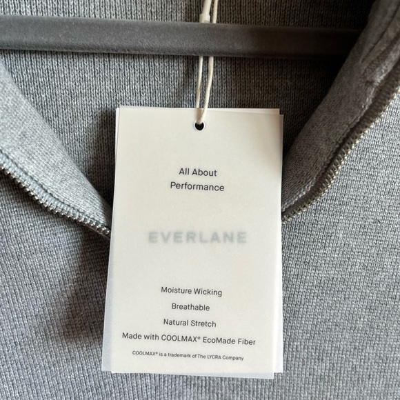 NWT Everlane The No-Sweat Quarter-Zip (Sz M) - Picture 7 of 16